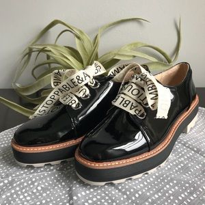 Brand New Zara Black Oxfords
